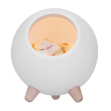 LED Night Light USB Charging Cute Pet House Touch Dimming Kid Baby Bedside Decoration Gift Lamp - Close-Up Angle