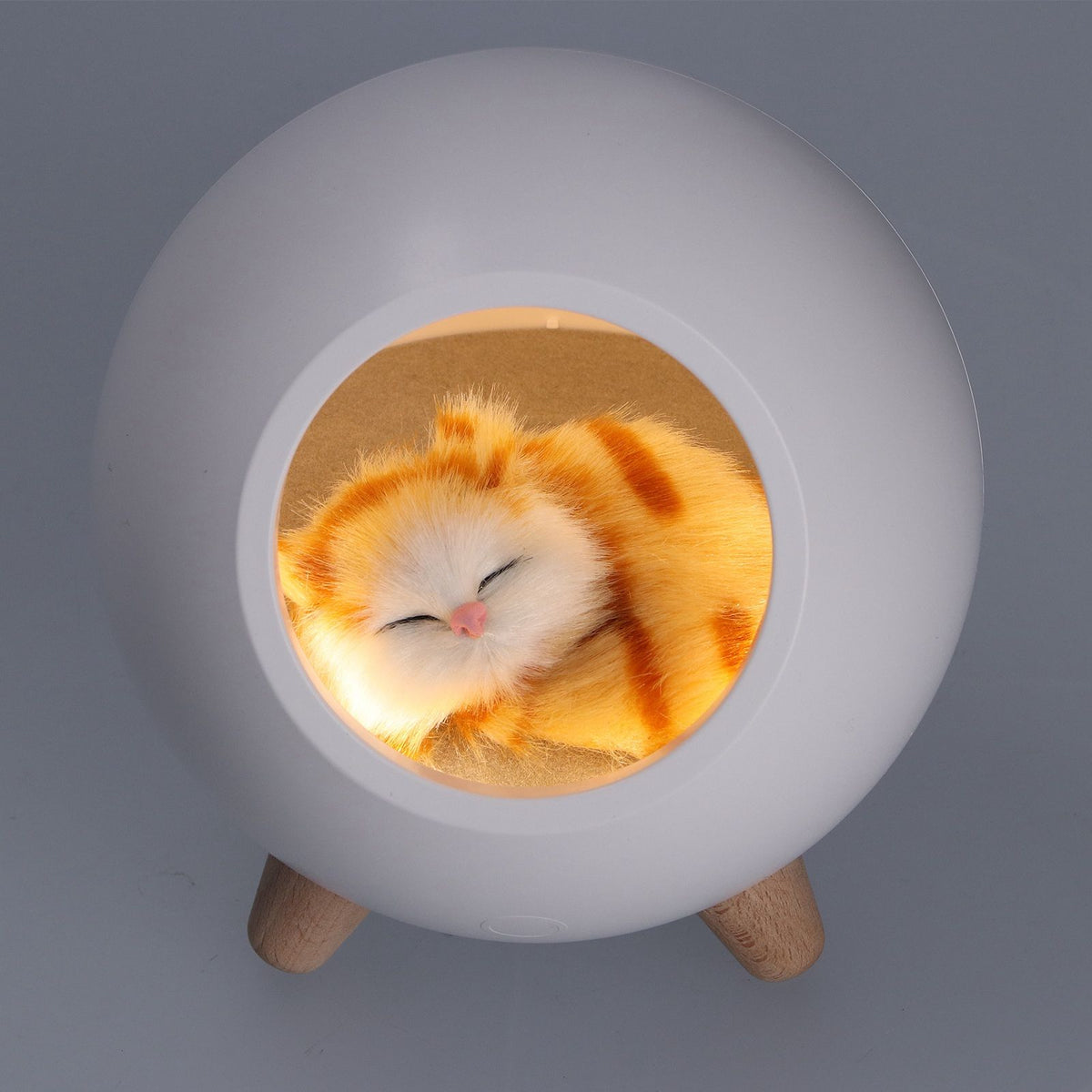LED Night Light USB Charging Cute Pet House Touch Dimming Kid Baby Bedside Decoration Gift Lamp