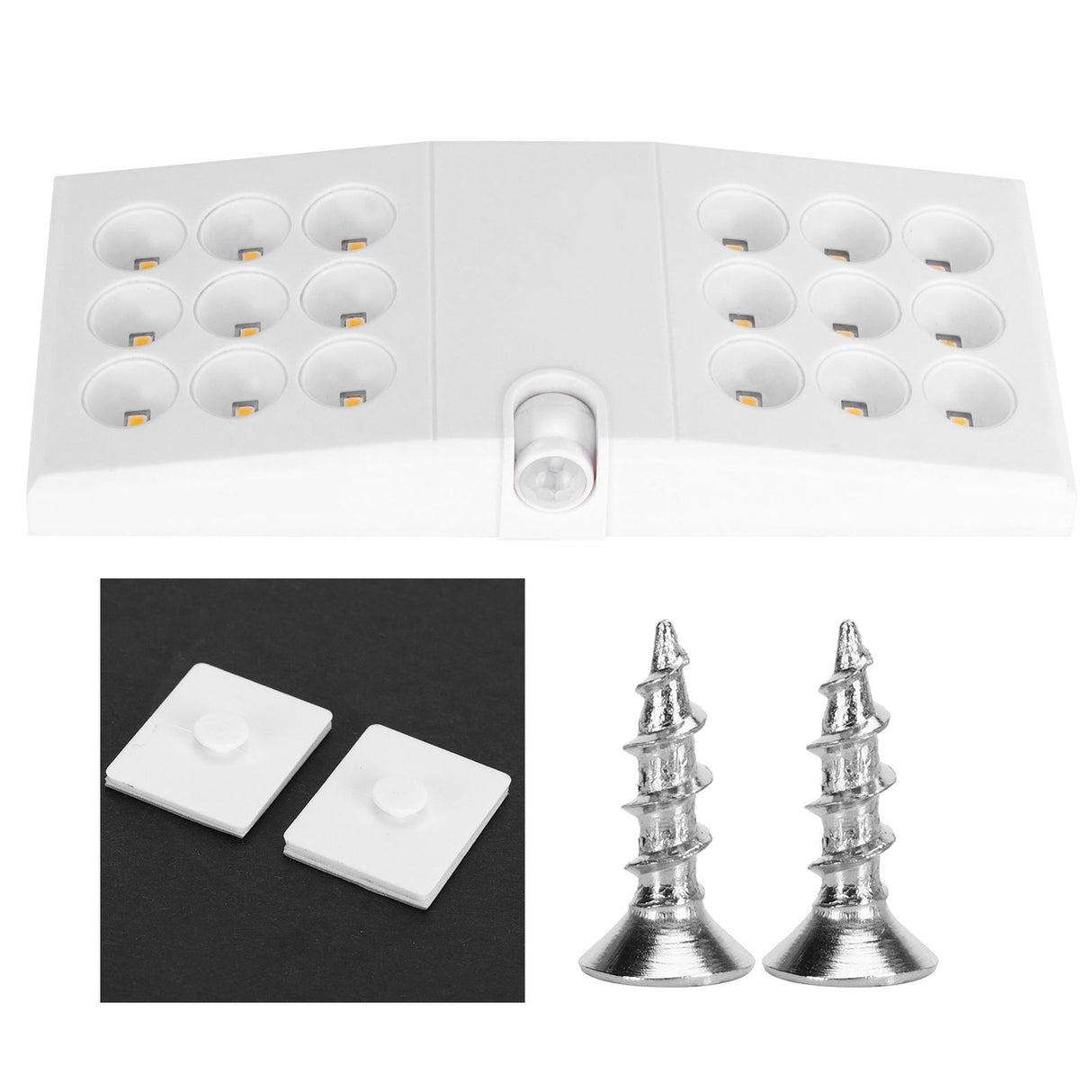 LED Motion Sensor Light USB Infrared Scanning PIR Night Lamp for Wardrobe Cabinet Warm White