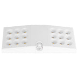 LED Motion Sensor Light USB Infrared Scanning PIR Night Lamp for Wardrobe Cabinet Warm White - 45-Degree Angle