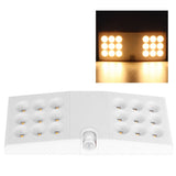 LED Motion Sensor Light USB Infrared Scanning PIR Night Lamp for Wardrobe Cabinet Warm White