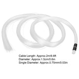 2m 300PCS PMMA Plastic Optical Fiber Cable for Star Ceiling Light Fiber Optic Light Decor