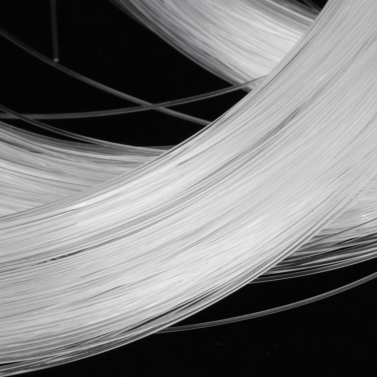 200Pcs 3 Meters Optical Fiber Cable PMMA Plastic Glowing Optical Fiber Curtain Decoration