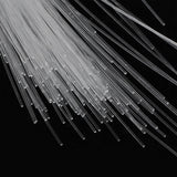 200Pcs 3 Meters Optical Fiber Cable PMMA Plastic Glowing Optical Fiber Curtain Decoration