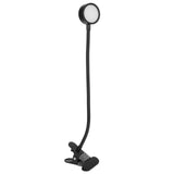 USB Desk Lamp 360° Angle Adjustable Clip On Gooseneck Reading Light for Office Bedroom - Front View