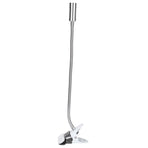 USB Powered ClipOn Desk Lamp Home LED Reading Flexible Table Lamp Silver Warm Light