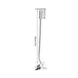 USB Powered ClipOn Desk Lamp Home LED Reading Flexible Table Lamp Silver Warm Light
