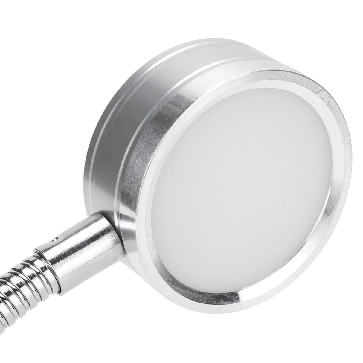 Clamp Light USB Warm Cold Color Temperature 360 Degrees Adjustable Gooseneck Light (Silver)