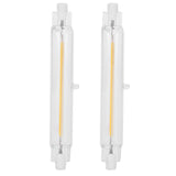 2Pcs R7S Light Bulb COB 15W Double Ended Light Source 118mm Flood Light Accessory 220VWarm White 3000K