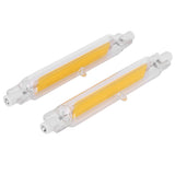 2Pcs R7S Light Bulb COB 15W Double Ended Light Source 118mm Flood Light Accessory 220VWarm White 3000K