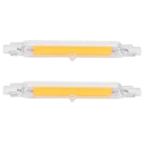 2Pcs R7S Light Bulb COB 15W Double Ended Light Source 118mm Flood Light Accessory 220VWarm White 3000K