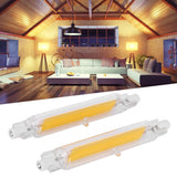 2Pcs R7S Light Bulb COB 15W Double Ended Light Source 118mm Flood Light Accessory 220VWarm White 3000K