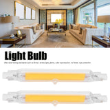 2Pcs R7S Light Bulb COB 15W Double Ended Light Source 118mm Flood Light Accessory 220VWarm White 3000K