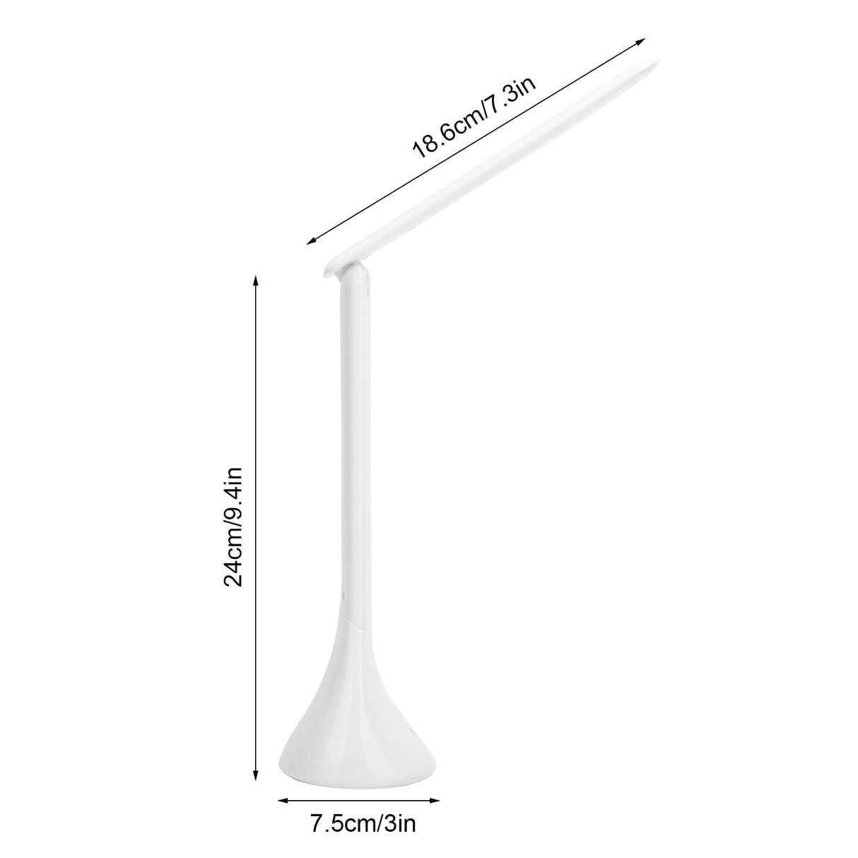 Portable LED Desk Lamp Cordless Battery Powered Reading Table Lamp Home Office Decoration