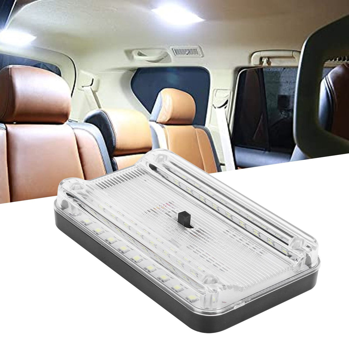 36LED Car Dome Light Auto Reading Lamp Interior Roof Ceiling Light Car Lighting Accessories DC12V