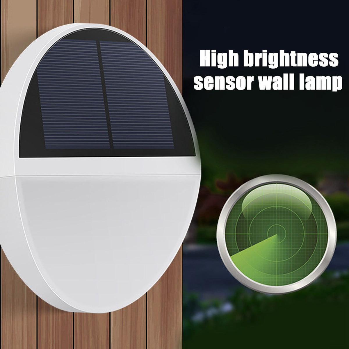 159LED Solar Wall Light IP65 Waterproof Solar Charging Induction Outdoor Yard Light
