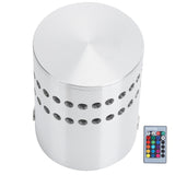 3W RGB Spiral LED Wall Light Ceiling Lamp Remote Control Wall Lamp for Hallway AC 85-265V - Front View