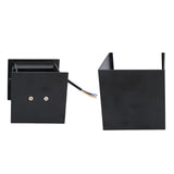12W LED Wall Light Outdoor IP65 Waterproof Square Wall Lamp Garden Decorative Lighting Lamp - Close-Up Angle