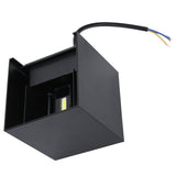 12W LED Wall Light Outdoor IP65 Waterproof Square Wall Lamp Garden Decorative Lighting Lamp - Low Angle