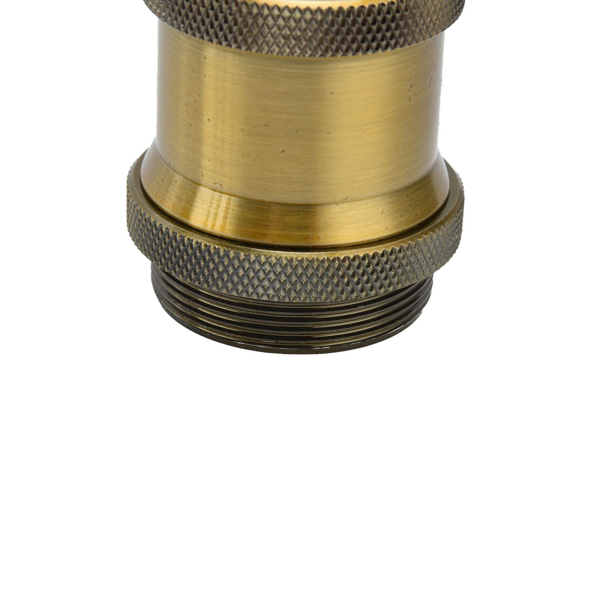 2PCS Vintage Lamp Socket Retro Aluminum Lamp Holder DIY Accessories for E26/27 Vintage BulbsYellow Bronze