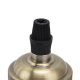 2PCS Vintage Lamp Socket Retro Aluminum Lamp Holder DIY Accessories for E26/27 Vintage BulbsGreen Bronze