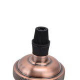 2PCS Vintage Lamp Socket Retro Aluminum Lamp Holder DIY Accessories for E26/27 Vintage BulbsRed Bronze - Extra Image