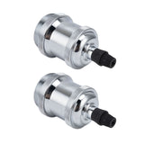 2PCS Vintage Lamp Socket Retro Aluminum Lamp Holder DIY Accessories for E26/27 Vintage BulbsSilver
