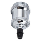 2PCS Vintage Lamp Socket Retro Aluminum Lamp Holder DIY Accessories for E26/27 Vintage BulbsSilver