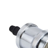 2PCS Vintage Lamp Socket Retro Aluminum Lamp Holder DIY Accessories for E26/27 Vintage BulbsSilver