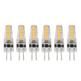10pcs G4 LED Bulbs 2W Bi Pin Base Dimmable Bulbs for Chandelier Ceiling Lamp Table Lamp Warm White 3000K AC 12‑24V