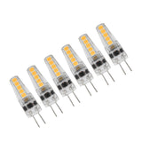 10pcs G4 LED Bulbs 2W Bi Pin Base Dimmable Bulbs for Chandelier Ceiling Lamp Table Lamp Warm White 3000K AC 12‑24V