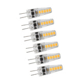 10pcs G4 LED Bulbs 2W Bi Pin Base Dimmable Bulbs for Chandelier Ceiling Lamp Table Lamp Warm White 3000K AC 12‑24V - Low Angle