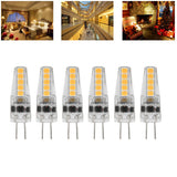 10pcs G4 LED Bulbs 2W Bi Pin Base Dimmable Bulbs for Chandelier Ceiling Lamp Table Lamp Warm White 3000K AC 12‑24V