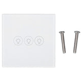 WiFi Touch Light Switch Voice Control Dimmable Smart Wall Touch Switch with Timer for Tuya 90‑250V