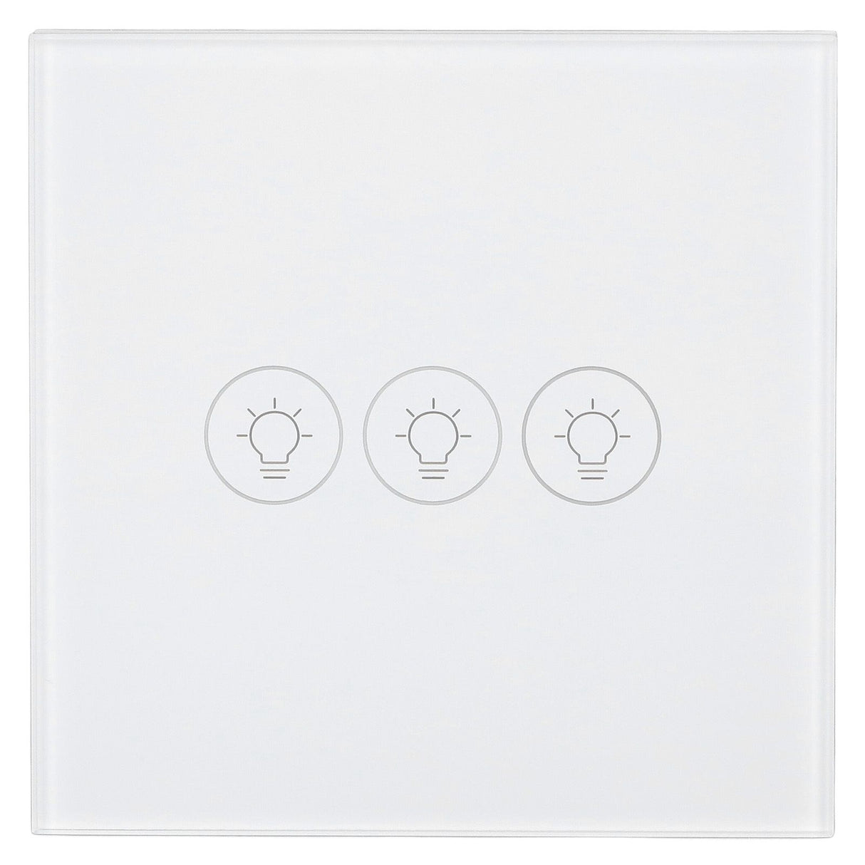 WiFi Touch Light Switch Voice Control Dimmable Smart Wall Touch Switch with Timer for Tuya 90‑250V