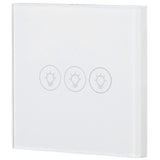 WiFi Touch Light Switch Voice Control Dimmable Smart Wall Touch Switch with Timer for Tuya 90‑250V - Top-Down View