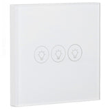 WiFi Touch Light Switch Voice Control Dimmable Smart Wall Touch Switch with Timer for Tuya 90‑250V - Low Angle