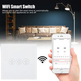 WiFi Touch Light Switch Voice Control Dimmable Smart Wall Touch Switch with Timer for Tuya 90‑250V - Extra Image
