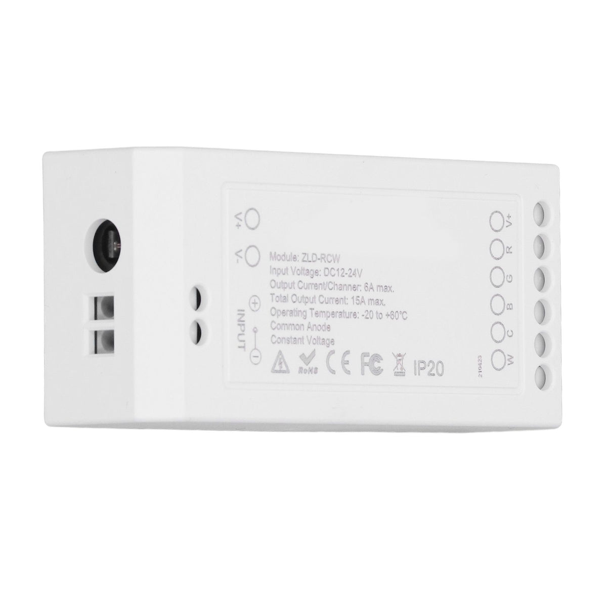 For Zigbee LED Driver Smart Home LED Strip Controller RGB+CW Light Strip Controller with App DC12~24V