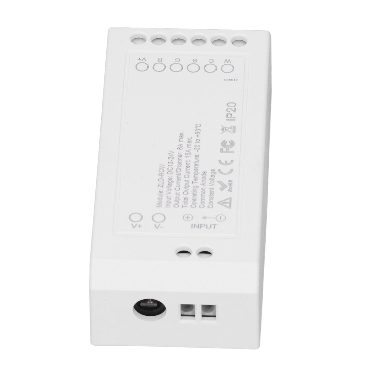 For Zigbee LED Driver Smart Home LED Strip Controller RGB+CW Light Strip Controller with App DC12~24V