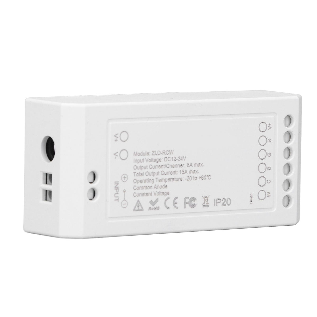 For Zigbee LED Driver Smart Home LED Strip Controller RGB+CW Light Strip Controller with App DC12~24V