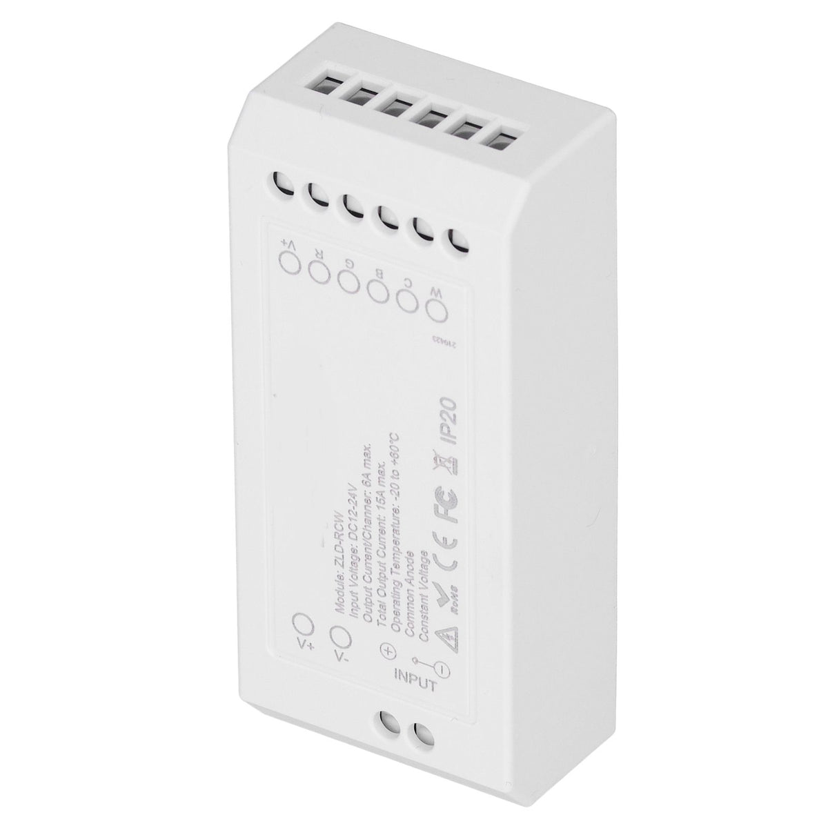 For Zigbee LED Driver Smart Home LED Strip Controller RGB+CW Light Strip Controller with App DC12~24V