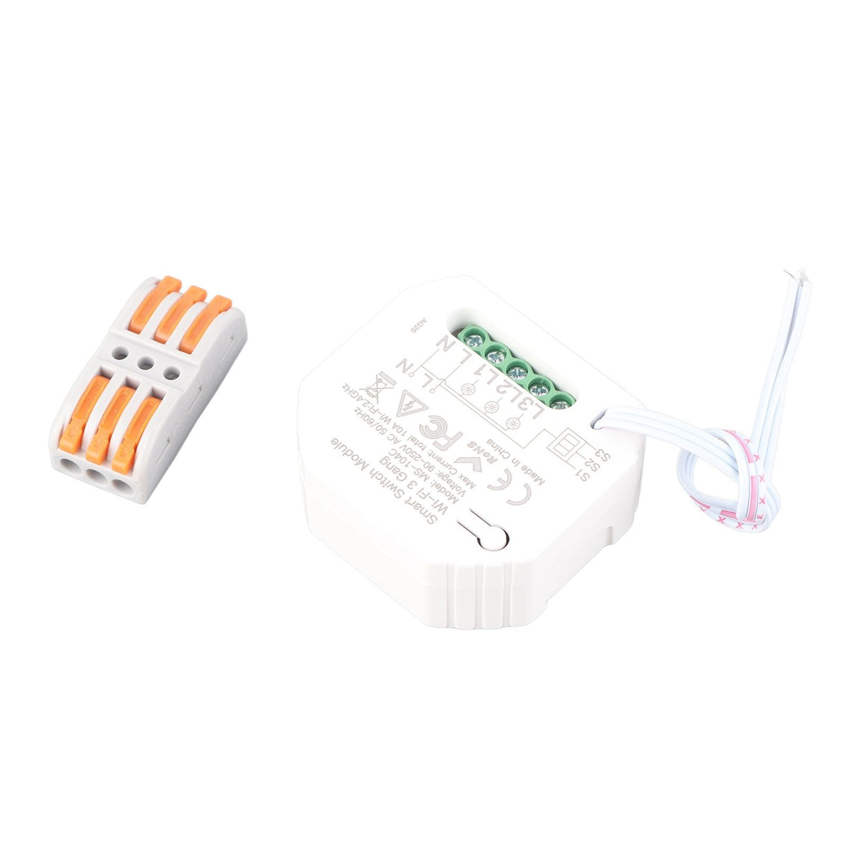 Smart Light Switch Module WiFi Home Light Switch Control 3 Gang Wireless Support Smart Speaker for Tuya