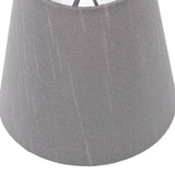 6 Pcs Cloth Lamp Shade Good Light Transmission E14 Candle Bulb Lamp Cover Classic Fabric Lampshade for Bedroom - Extra Image