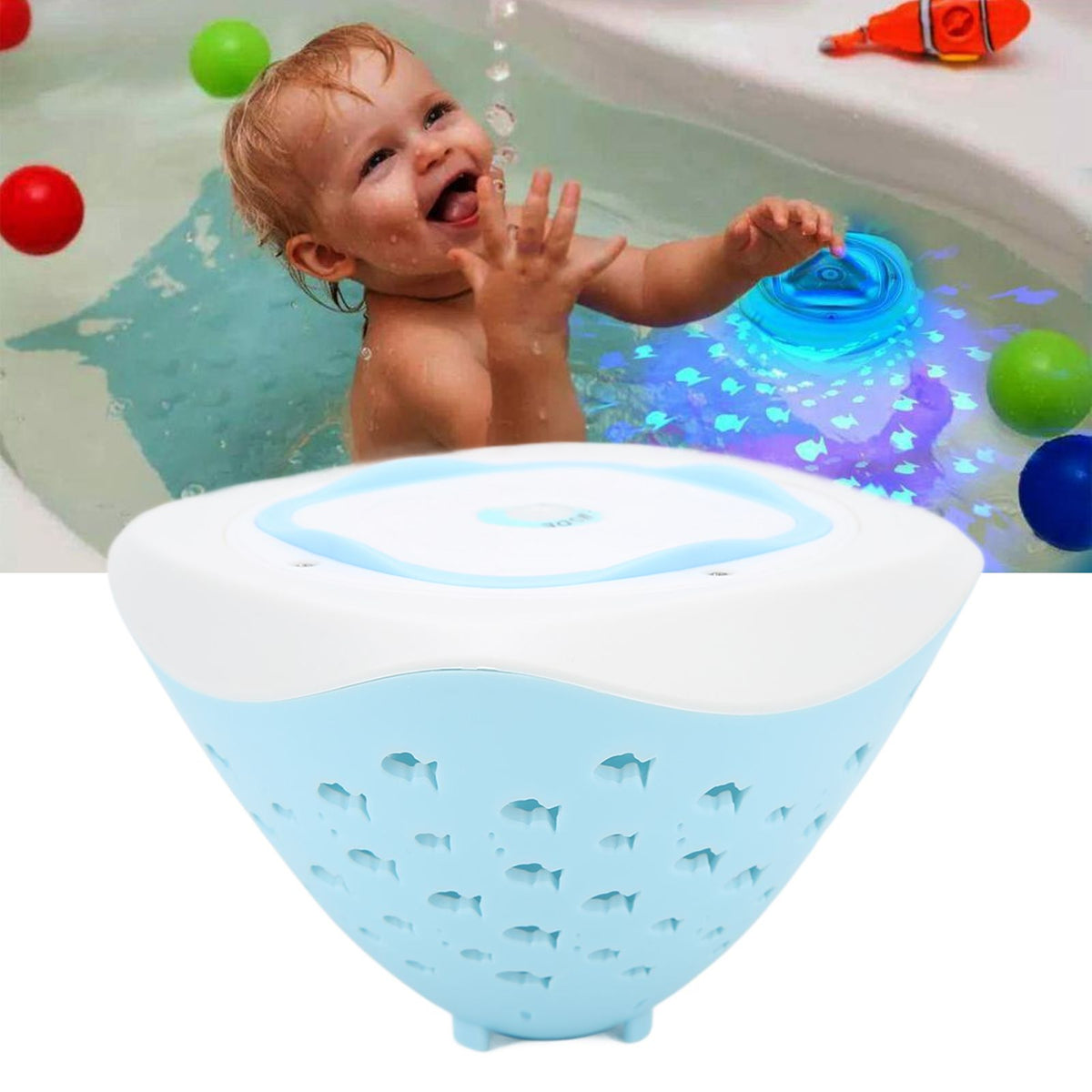LED Bathtub Projector Light Waterproof Floating Swim Pool Lights Underwater Bath Pool Light