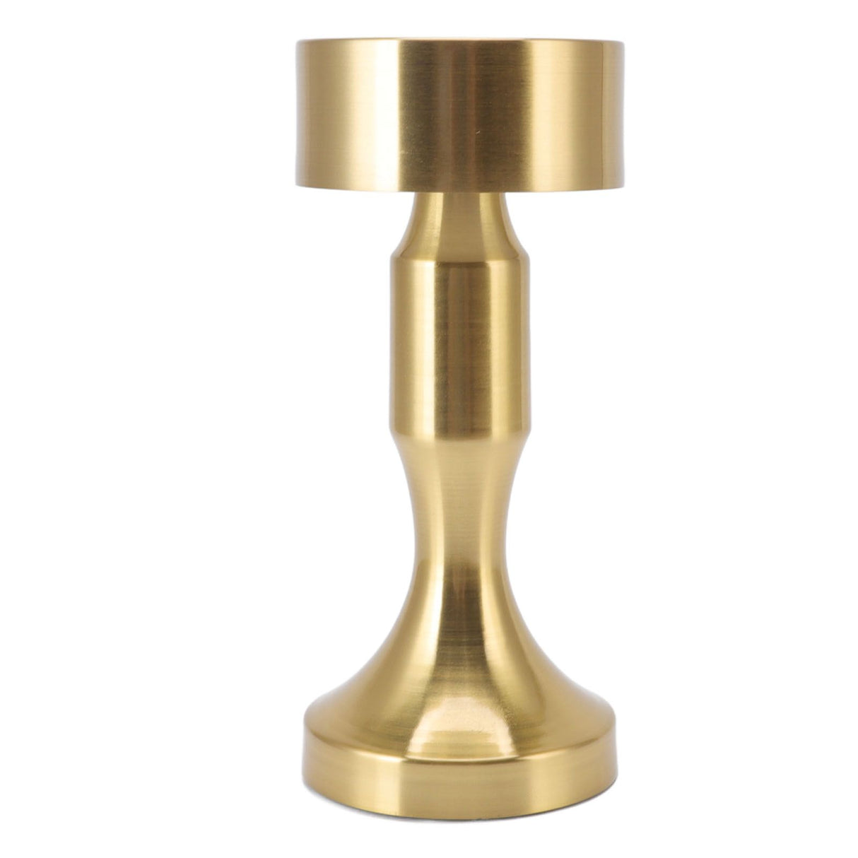 LED Table Lamp Rechargeable Battery Gold High Brightness Electroplating Drawing Process Impact Resistance Night Light B742
