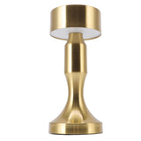 LED Table Lamp Rechargeable Battery Gold High Brightness Electroplating Drawing Process Impact Resistance Night Light B742
