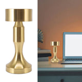 LED Table Lamp Rechargeable Battery Gold High Brightness Electroplating Drawing Process Impact Resistance Night Light B742 - Extra Image