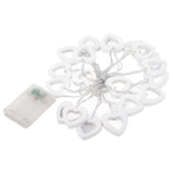 LED String Lights Heart Shaped Fairy String Lights Battery Powered for Garden Holiday Wedding Birthday Party 3 Meter 20LED
