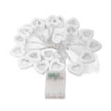 LED String Lights Heart Shaped Fairy String Lights Battery Powered for Garden Holiday Wedding Birthday Party 3 Meter 20LED